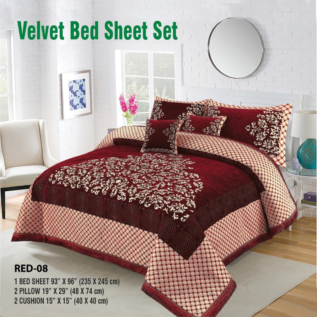Making Velvet Bed Sheets For Bridals