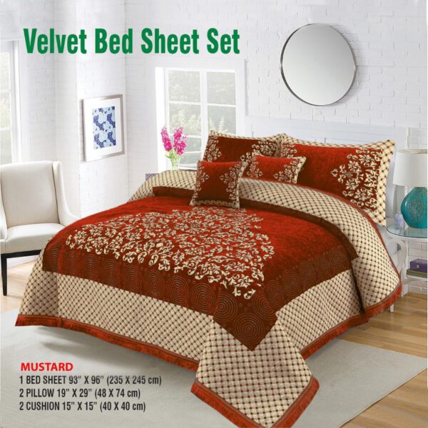 Jacquard-velvet-bed-sheets-VB-1021