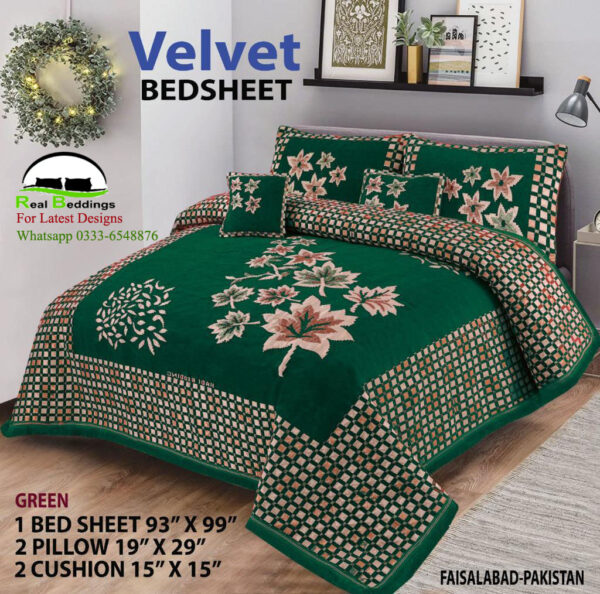 Jacquard Velvet Bed Sheets BS-1083