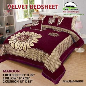 Jacquard Velvet Bed Sheets BS-1084
