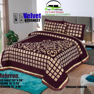 Jacquard Velvet Bed Sheets BS-1086