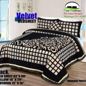 Bridal Velvet Bed Sheets BS-10814