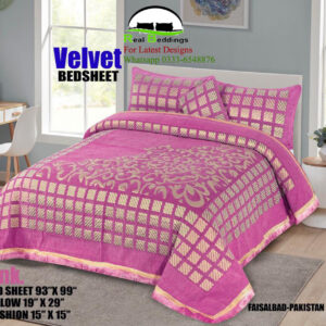 Bridal Velvet Bed Sheet BS-10817