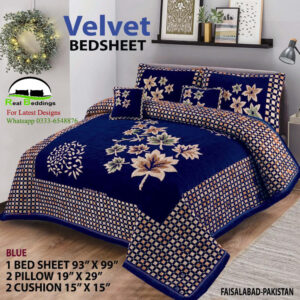 Bridal Velvet Bed Sheet BS-10822