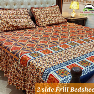 frilled bed sheets